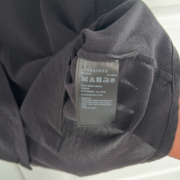 All Saints 100% silk dress - Picture 6 of 6